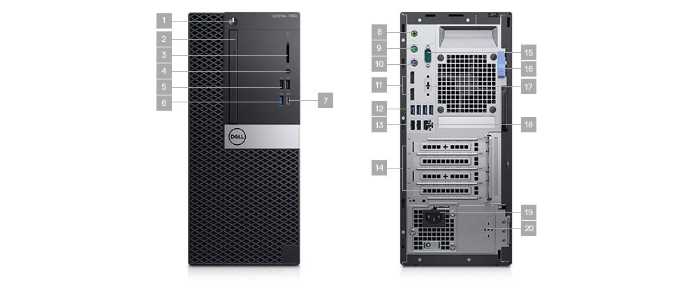 OptiPlex 7060微塔式機(jī)和小型機(jī)